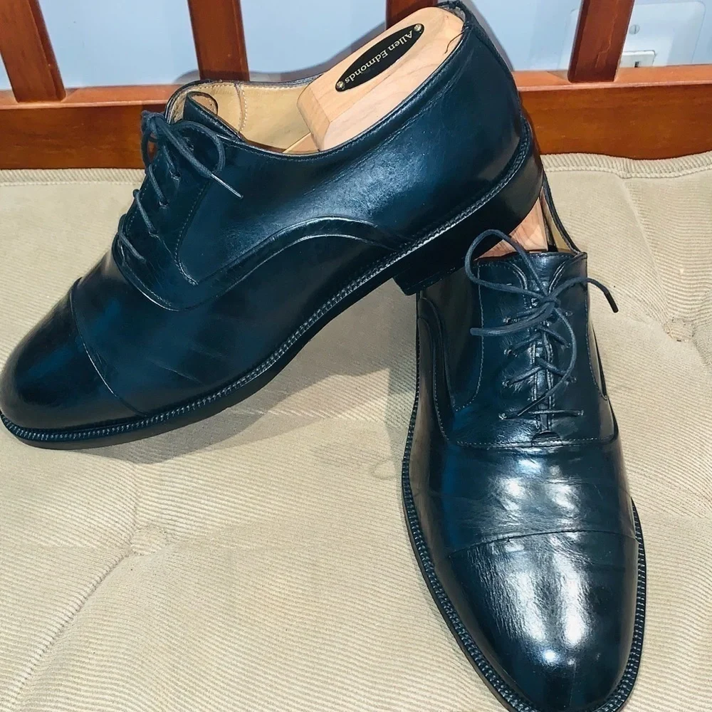 Johnston Murphy Cellini Cap Toe Oxford. - Picture 1 of 14